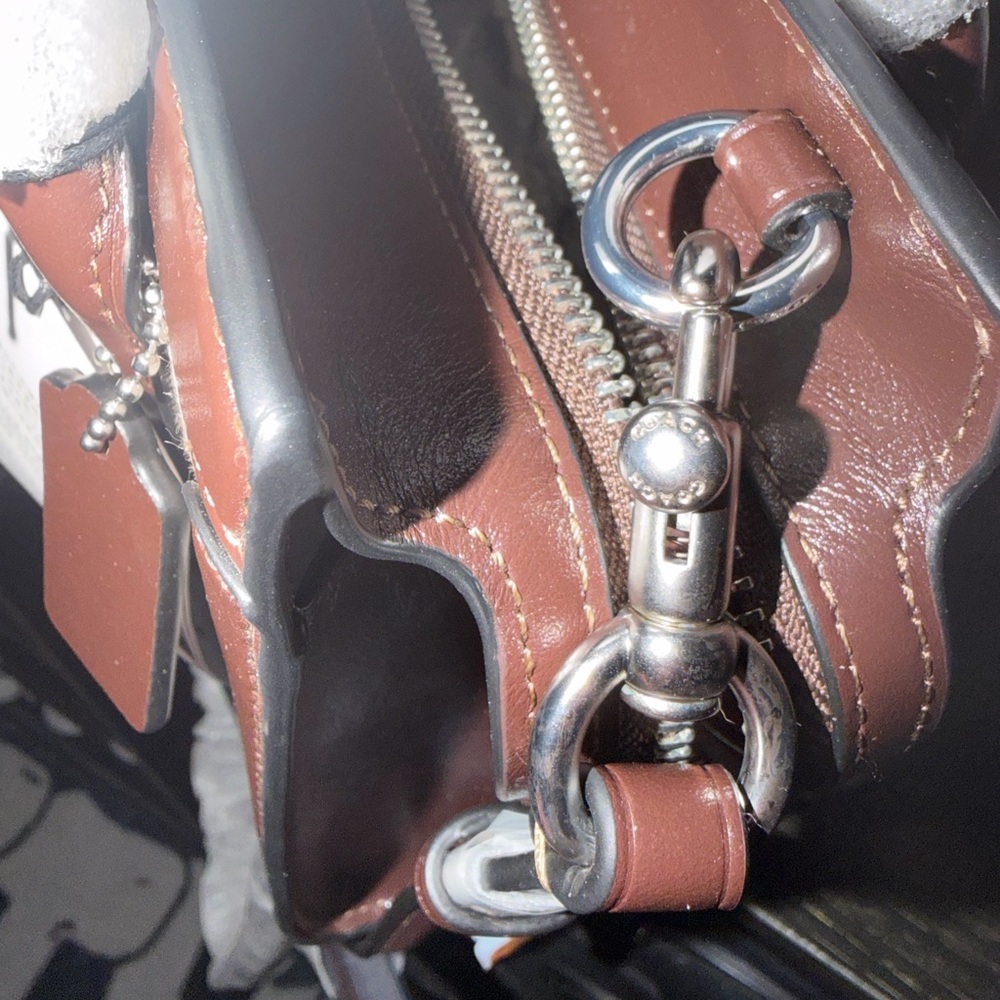 Coach Andrea Carryall bag in signature jacquard - Picture 9 of 10